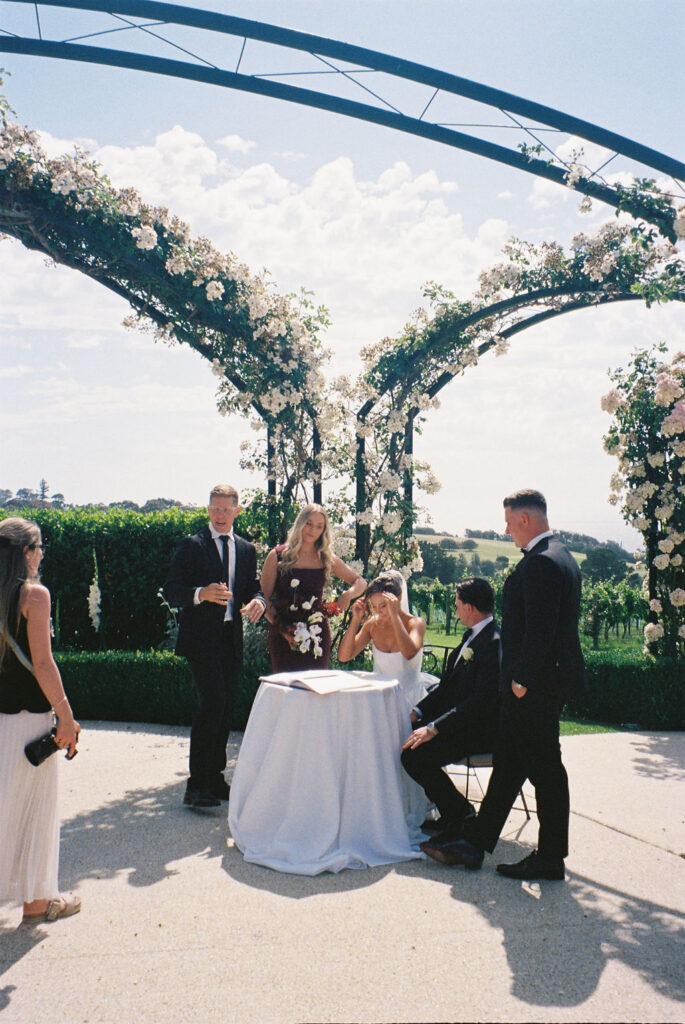 Emma Hawkins Sunnyside Estate 35mm Film Wedding Photography