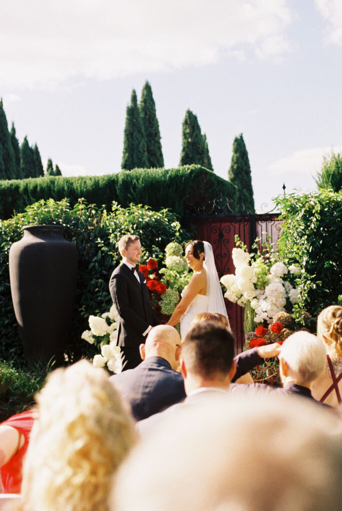 Emma Hawkins Pietro Gallus Estate 35mm film Wedding Photographer