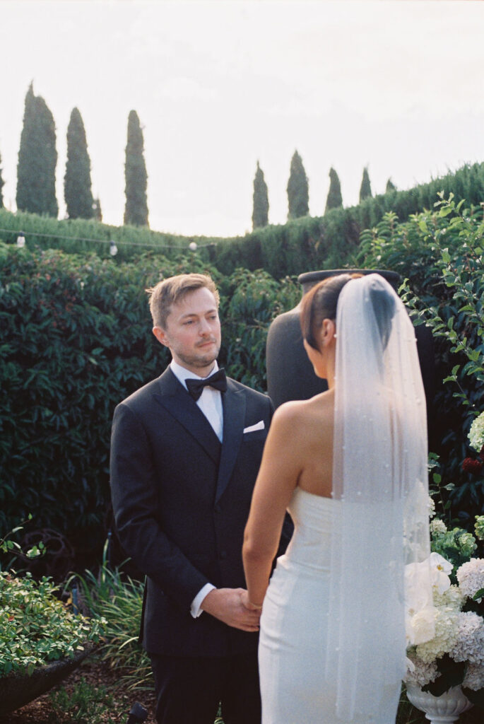 Emma Hawkins Pietro Gallus Estate 35mm film Wedding Photographer